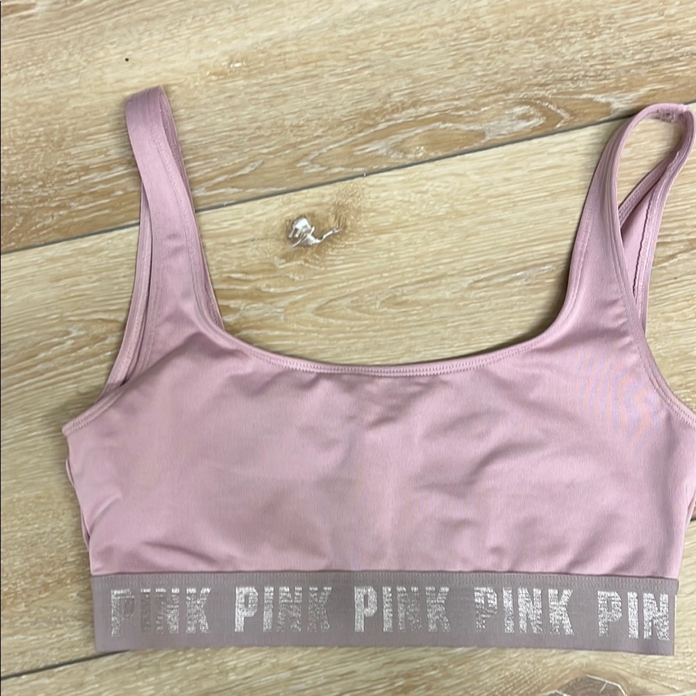 PINK Victoria's Secret Mauve Bra with Silver Accents